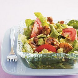 Grilled Southwestern Shrimp Salad with Lime-Cumin Dressing recipe