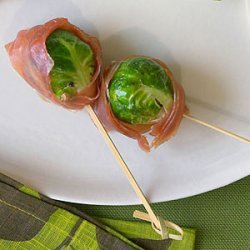 Brussels Sprout and Prosciutto Skewers recipe
