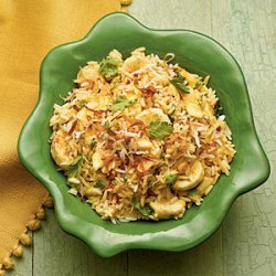 Coconut-Curry Bananas and Rice recipe