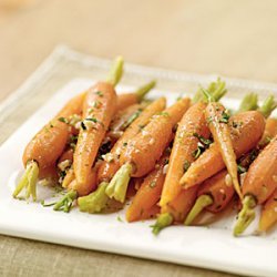 Steamed Carrots with Garlic-Ginger Butter recipe