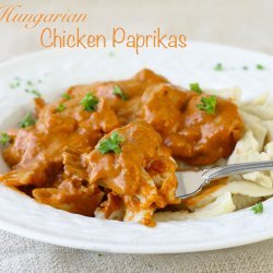 Chicken Paprikas recipe