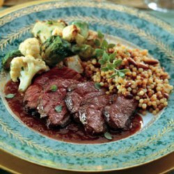 Muscovy Duck Breasts with Pomegranate-Wine Sauce recipe