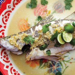 Steamed Fish with Lime and Chile recipe