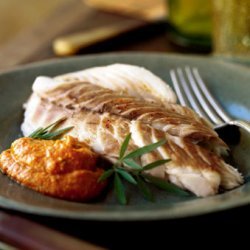 Red Snapper Baked in Salt with Romesco Sauce recipe
