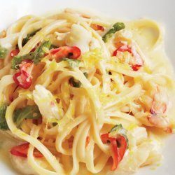 Linguine with Crab, Lemon, Chile, and Mint recipe