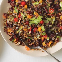 Wild Rice, Fruit, and Pecan Stuffing recipe