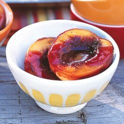 Grilled Peaches with Fresh Raspberry Sauce recipe