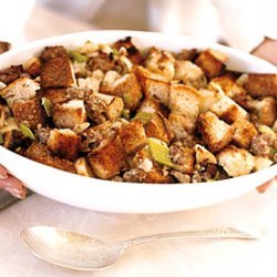 Apple, Sausage, and Parsnip Stuffing with Fresh Sage recipe