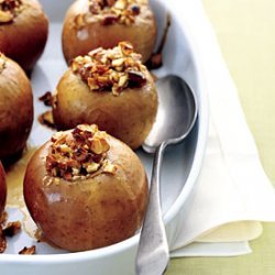 Baked Apples Stuffed with Honey, Almonds, and Ginger recipe