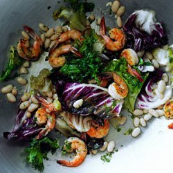 Shrimp and White Bean Salad with Lemon Dressing recipe