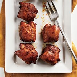 Spicy Honey-Brushed Chicken Thighs recipe
