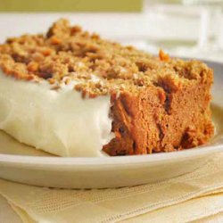Carrot Quick Bread with Cream Cheese Frosting recipe