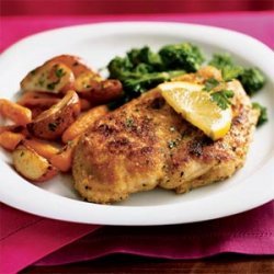 Chicken Scaloppine over Broccoli Rabe recipe
