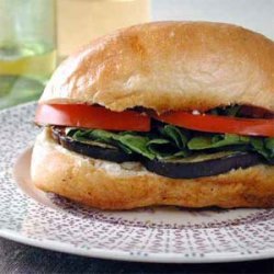 Warm Eggplant and Goat Cheese Sandwiches recipe