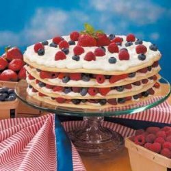 Berries 'n' Cream Torte recipe
