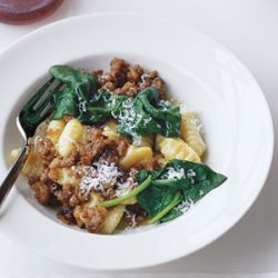 Gnocchi with Sausage and Spinach recipe