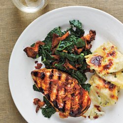Chicken with Smoked Chanterelles and Potatoes recipe