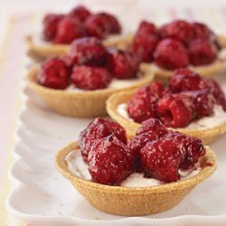 Raspberry-Cream Cheese Tarts recipe
