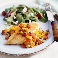 Chicken with Pepper Relish recipe