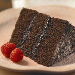 Dark Chocolate and Raspberry Layer Cake recipe