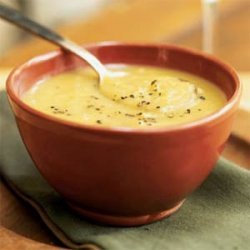 Butternut Squash-Leek Soup recipe