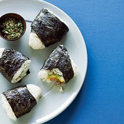 Smoked Salmon and Avocado Rice Triangles recipe