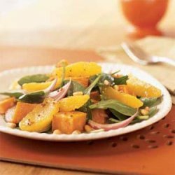 Roasted Sweet Potato and Orange Salad recipe