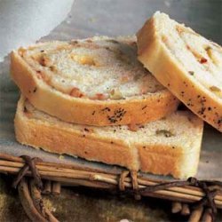 Mozzarella-Ham Swirl Bread recipe