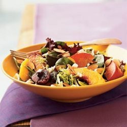 Stone Fruit Salad with Toasted Almonds recipe