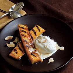 Rum-Spiked Grilled Pineapple with Toasted Coconut recipe