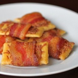 Bacon Wrapped Club Crackers recipe
