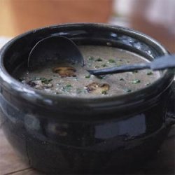 Creamy Mushroom Soup with Tarragon recipe