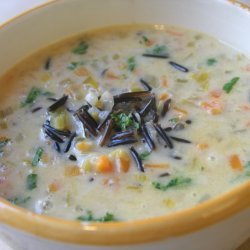 Cream of Chicken and Wild Rice Soup recipe