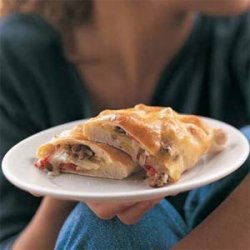 Sausage, Fennel, and Provolone Calzones recipe