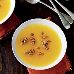 Butternut Squash Soup with Spiced Seeds recipe