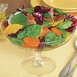 Spinach, Roasted Carrot and Radicchio Salad recipe