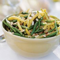 Summer Beans with Preserved Lemon, Almonds, and Rosemary recipe