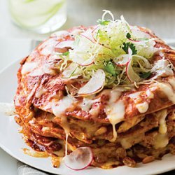 Stacked Chicken Enchiladas recipe
