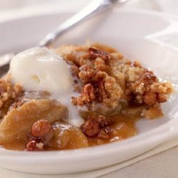 Peanut Brittle-Apple Crisp recipe