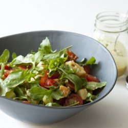 Cherry Tomato Salad with Walnut-Tarragon Dressing recipe