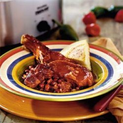 Spicy-Sweet Ribs and Beans recipe