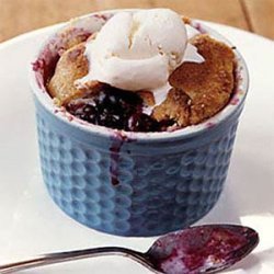 Blueberry Pot Pie with Sour Cream Ice Cream recipe