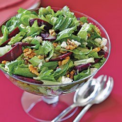 Roasted Beet, Walnut and Romaine Salad recipe