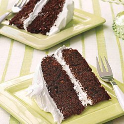 Chocolate Cake with Marshmallow Frosting recipe