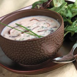 Wild Mushroom-Crab Soup recipe