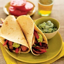 Steak Tacos with Simple Guacamole recipe