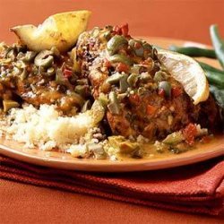 Moroccan Chicken With Olives recipe