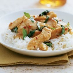 Chicken and Basil Stir-Fry recipe