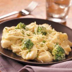 Broccoli Cheese Tortellini recipe