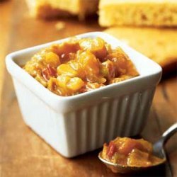Corn Bread with Curried Apricot Chutney recipe